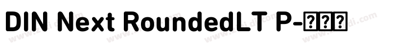 DIN Next RoundedLT P字体转换